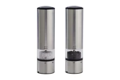 Coffret duo moulin à sel et poivre électrique Peugeot Elis Sense U Select en inox avec éclairage 20cm