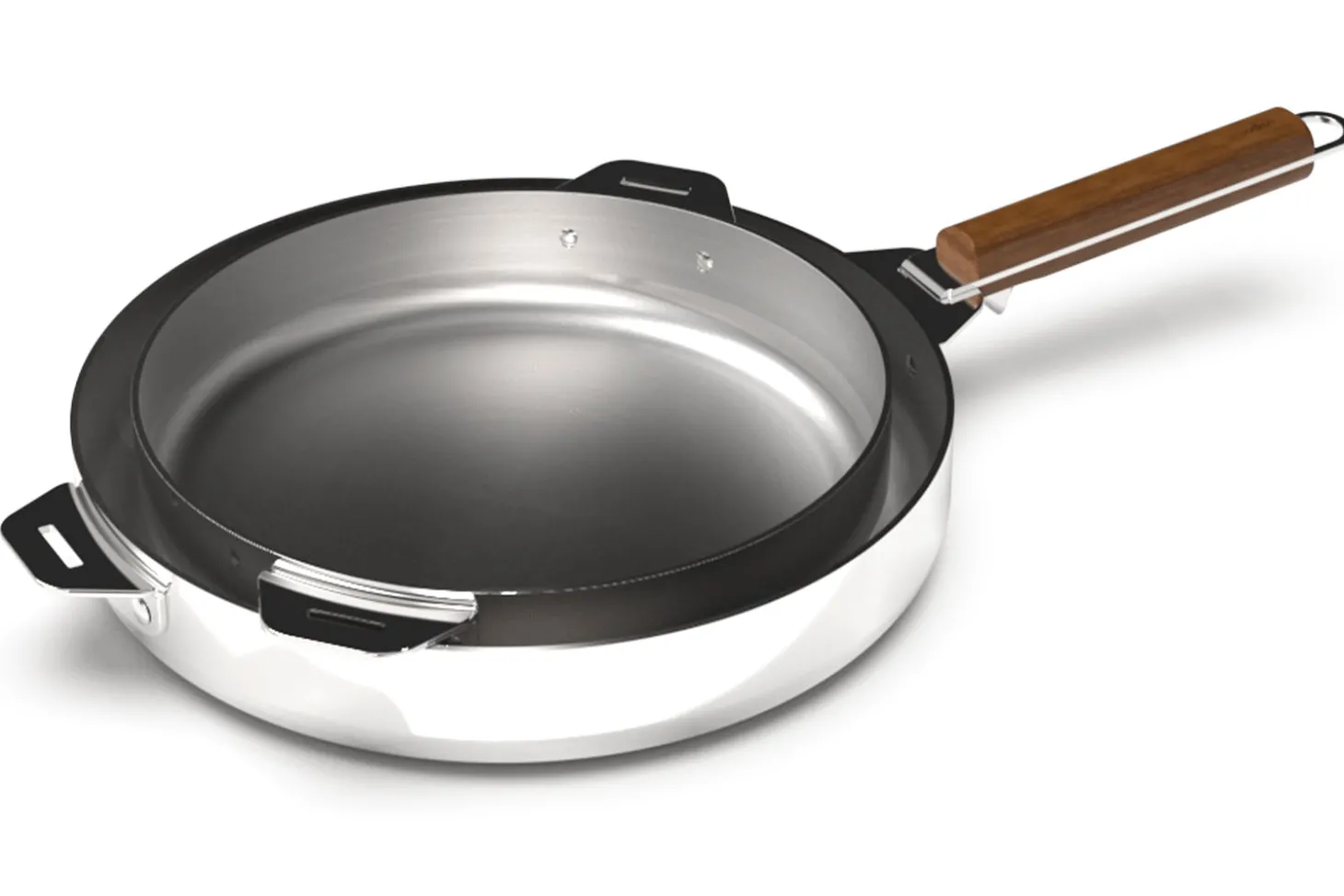 Coffret duo poêles Cookut La Merveilleuse en inox finition miroir