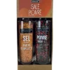 Coffret duo Savor&Sens sel au piment d'Espelette et mélange de poivre et baies roses bio