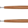 Coffret 2 fourchettes à pommes de terre Triangle Sense inox et manche prunier