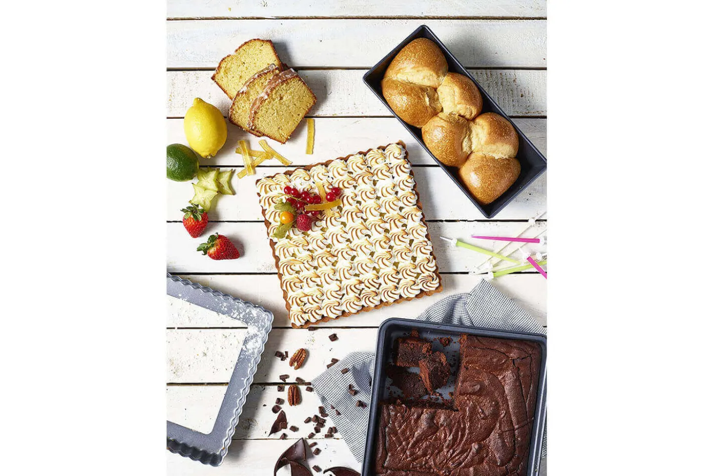 Coffret gâteau cake tarte De Buyer Homebaking 3 pièces