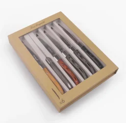 Coffret élégant de 6 couteaux à steak Lou Laguiole