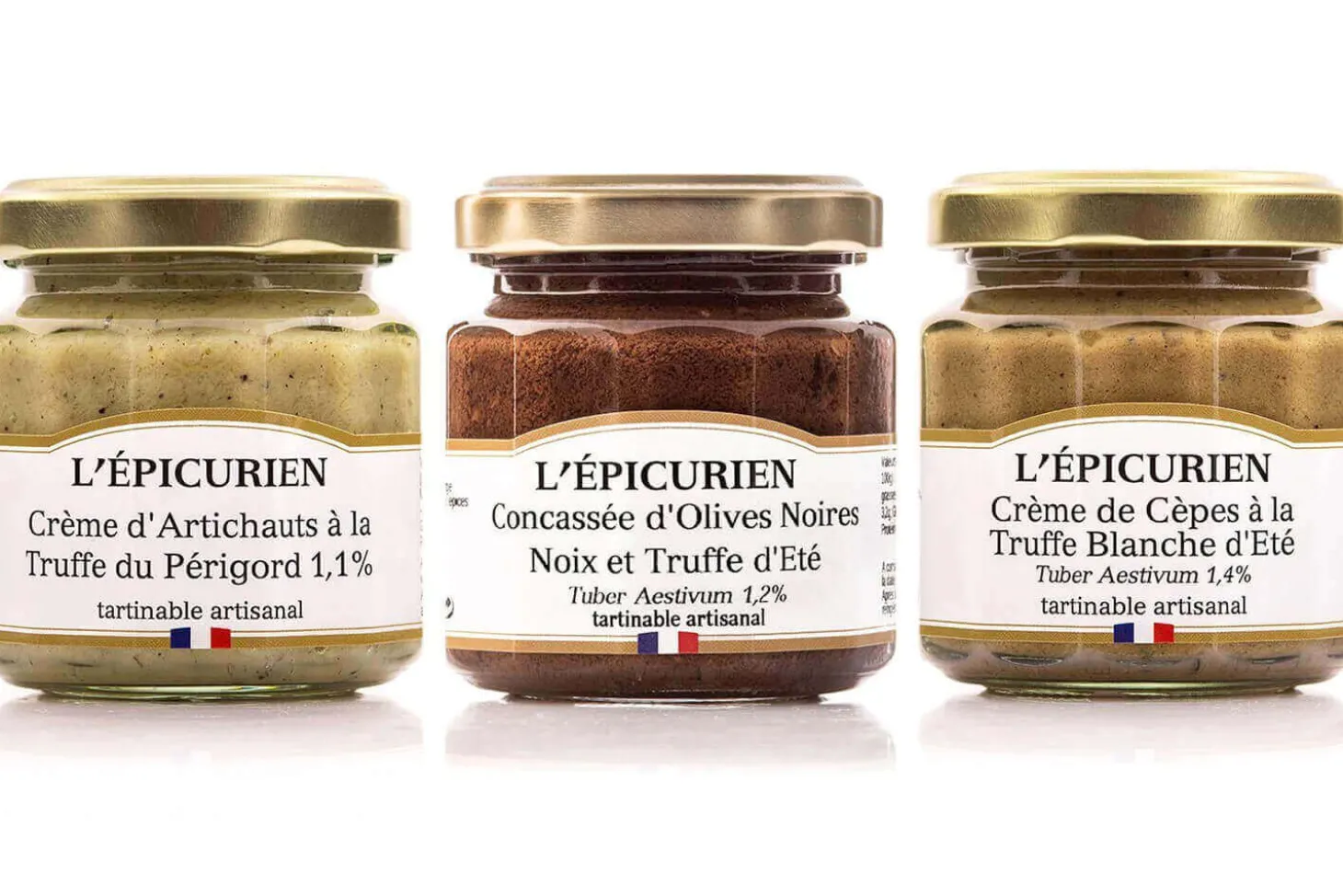 Coffret L'Épicurien Déclinaison Truffe - 200g de pâtes + 3 sauces artisanales