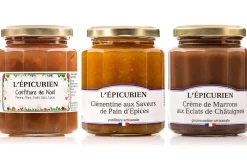 Coffret L'Épicurien Joyeux Noël - 3 confitures de 125g