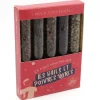 Coffret 5 mini tubes d'épices Le Monde en Tube Mes p'tites épices Les baies et poivres rares