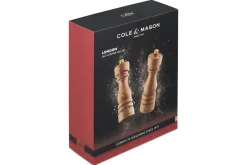 Coffret moulins sel et poivre Cole & Mason London hêtre 18cm