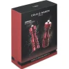 Coffret moulins sel et poivre Cole & Mason London rouge gloss 18cm