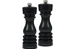Coffret moulins sel et poivre Cole & Mason London noir gloss 18cm