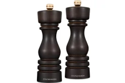 Coffret moulins sel et poivre Cole & Mason London chocolat 18cm