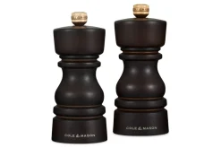 Coffret moulins sel et poivre Cole & Mason London chocolat 13cm