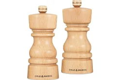 Coffret moulins sel et poivre Cole & Mason London hêtre 13cm