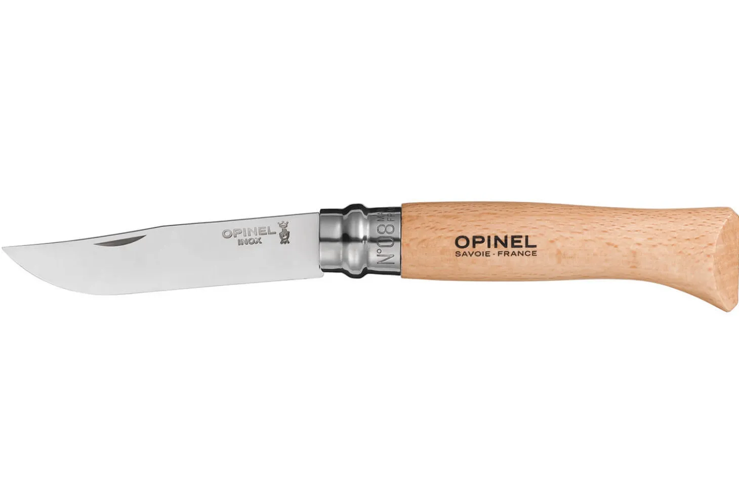 Coffret Opinel traditionnel n°8 lame 8.5cm virole tournante + étui