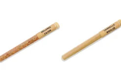 Coffret 6 épices en tube Le Monde en Tube Saveurs américaines + support bois