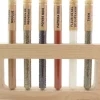 Coffret 6 épices en tube Le Monde en Tube Saveurs de nos régions + support bois