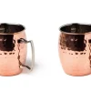 Coffret Quai Sud "Moscow Mule" Bio + 2 tasses en inox plaqué cuivre