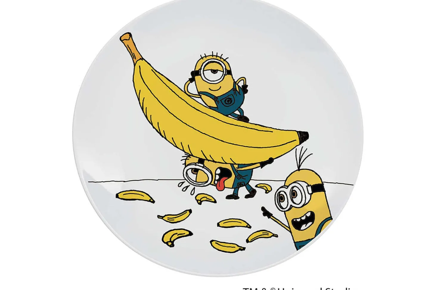 Coffret repas enfants WMF Les Minions acier inox 18/10 et porcelaine