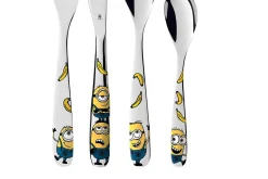Coffret repas enfants WMF Les Minions acier inox 18/10 et porcelaine