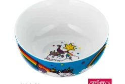 Coffret repas enfants WMF Licorne acier inox 18/10 et porcelaine
