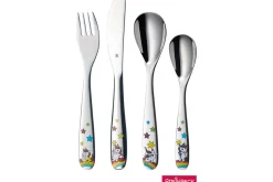 Coffret repas enfants WMF Licorne acier inox 18/10 et porcelaine
