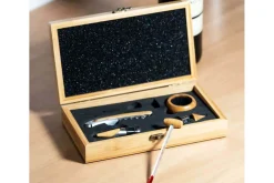 Coffret sommelier Pradel Excellence 5 pièces bambou