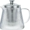 Coffret théière Cristel Darjeeling + 2 tasses en verre borosilicate