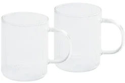 Coffret théière Cristel Darjeeling + 2 tasses en verre borosilicate