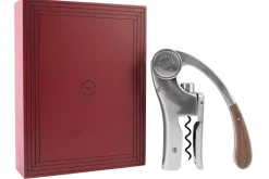 Coffret tire bouchon L'Atelier du vin Oeno Motion Trésor unique et haut de gamme bois massif