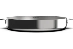 Coffret trio poêles et casserole Cookut La Merveilleuse en inox finition miroir