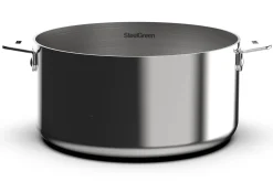Coffret trio poêles et casserole Cookut La Merveilleuse en inox finition miroir