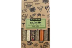 Coffret 6 tubes d'épices Le Monde en Tube Recevoir au jardin