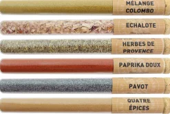 Coffret 6 tubes d'épices Le Monde en Tube Recevoir les copains