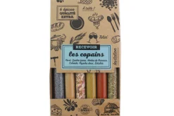 Coffret 6 tubes d'épices Le Monde en Tube Recevoir les copains