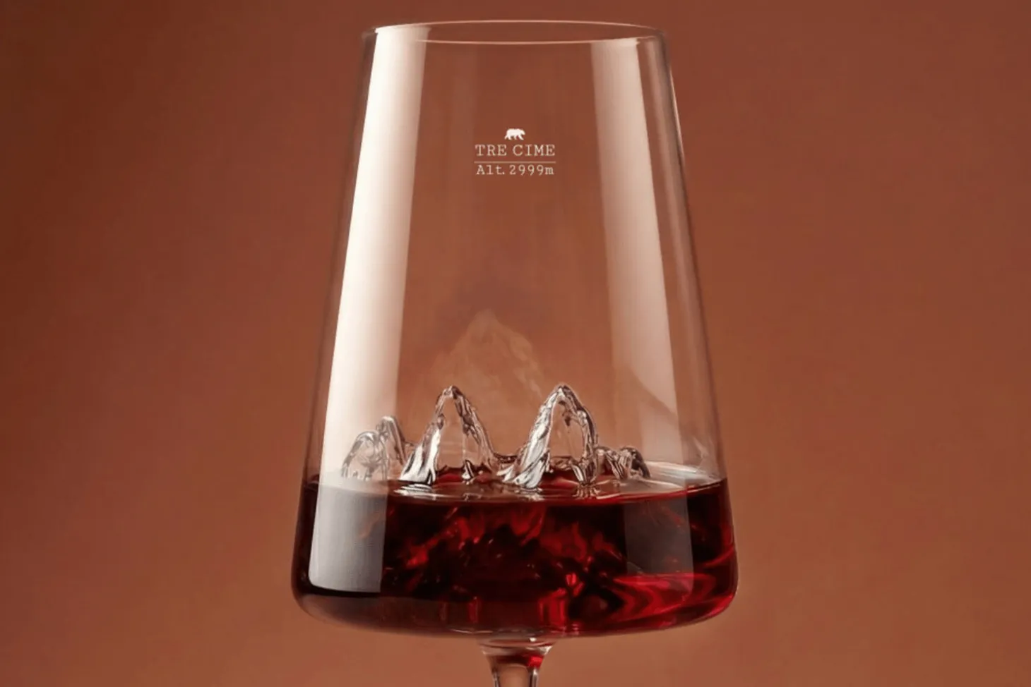 Coffret verre à vin Alaskan Maker Topographic Tre Cime di Lavaredo