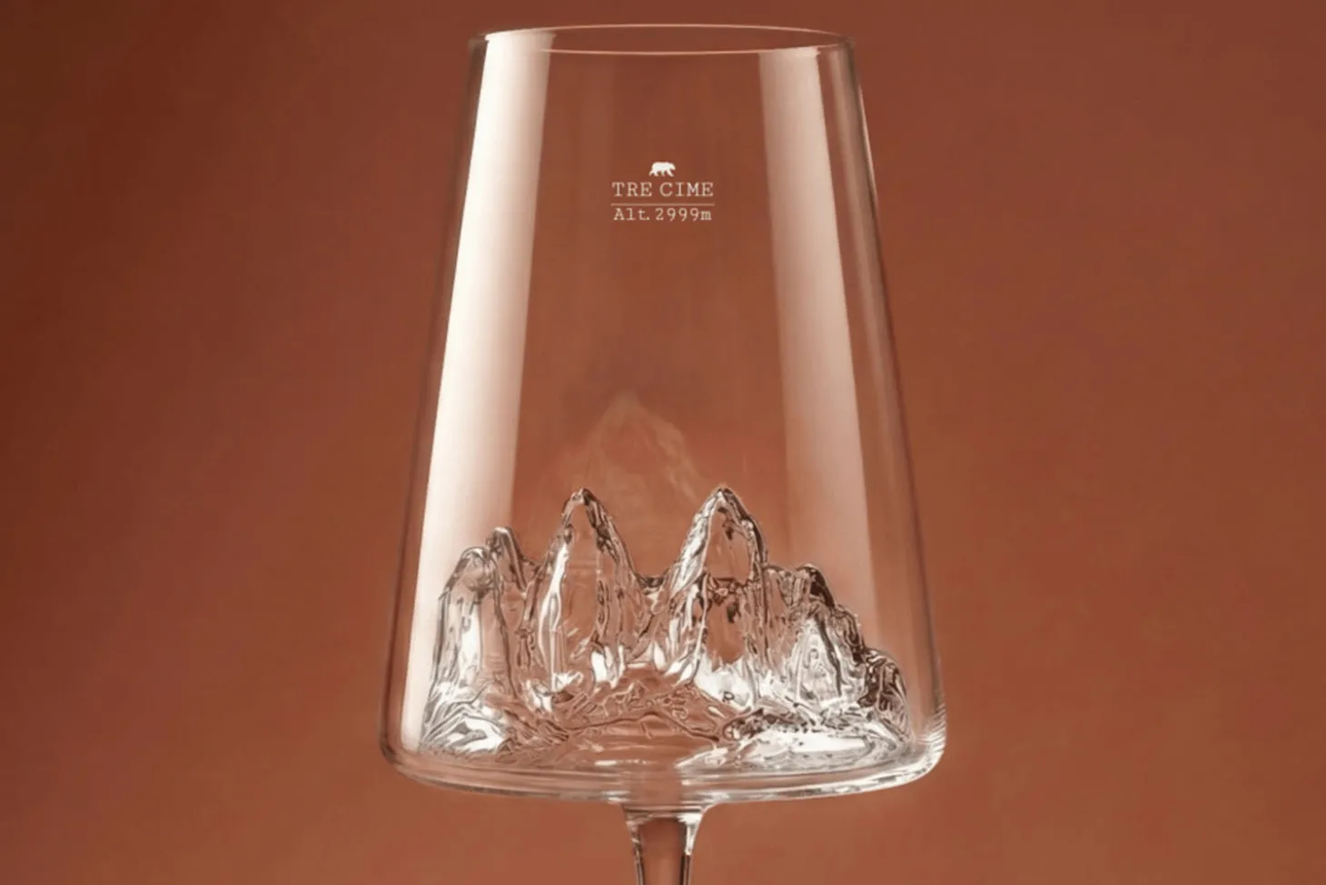 Coffret verre à vin Alaskan Maker Topographic Tre Cime di Lavaredo
