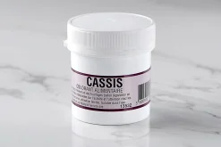 Colorant poudre concentré hydrosoluble cassis 20g