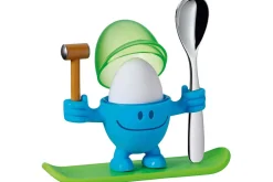 Coquetier enfant WMF McEgg bleu avec cuillère