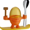 Coquetier enfant WMF McEgg orange avec cuillère