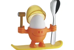 Coquetier enfant WMF McEgg orange avec cuillère