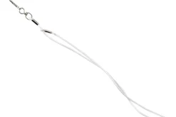 Cordon sifflet Elless nylon blanc 39cm