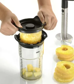 Coupe-ananas + trancheur + gobelet Gefu Professional Plus