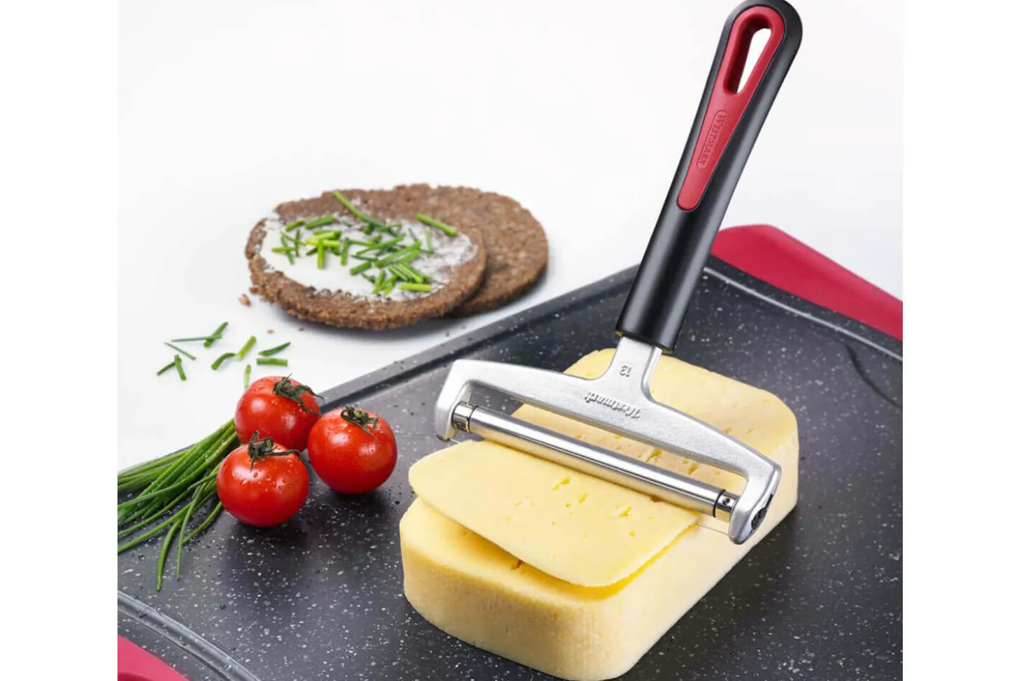 Coupe-fromage Westmark Rollschnitt-Gallant fil 10cm en acier inoxydable