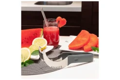 Coupe­-pastèque "Hook" Westmark silicone et acier inox