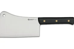 Couperet de boucher professionnel Ambrogio Sanelli Supra riveté noir
