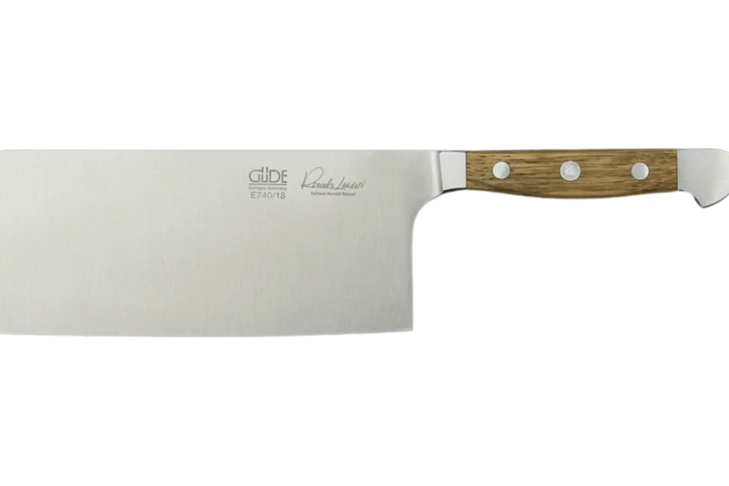 Couperet Güde Alpha Chêne 18cm en acier forgé