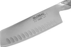 Couperet à légumes japonais Global G81 lame alvéolée 18cm