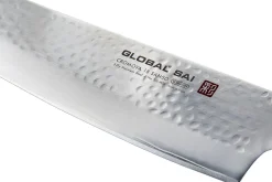 Couperet à légumes japonais Global Sai M06 lame martelée 15cm