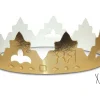 2 couronnes pour galette des rois couleur or