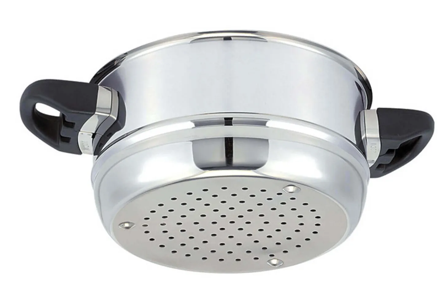 Couscoussier Beka Polo 24cm en acier inoxydable 18/10 avec couvercle en verre