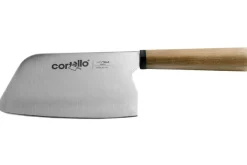 Couteau artisanal spécial 18cm Ambrogio Sanelli Cortello manche en noyer massif