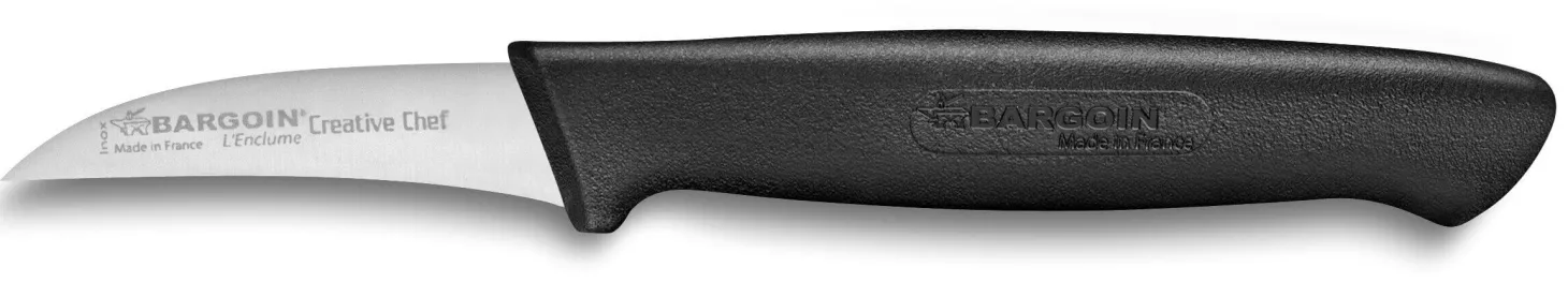 Couteau bec d'oiseau Bargoin Creative Chef 6cm manche surmoulé noir
